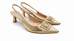 Slingback gold gioiello