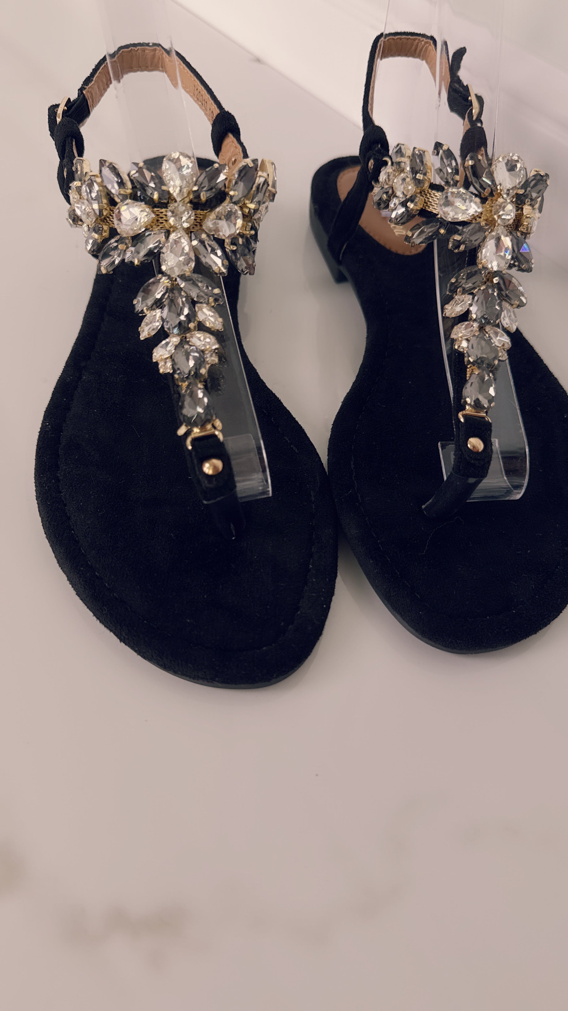 Sandalo gioiello black 0013