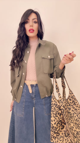 Borsa a sacca animalier
