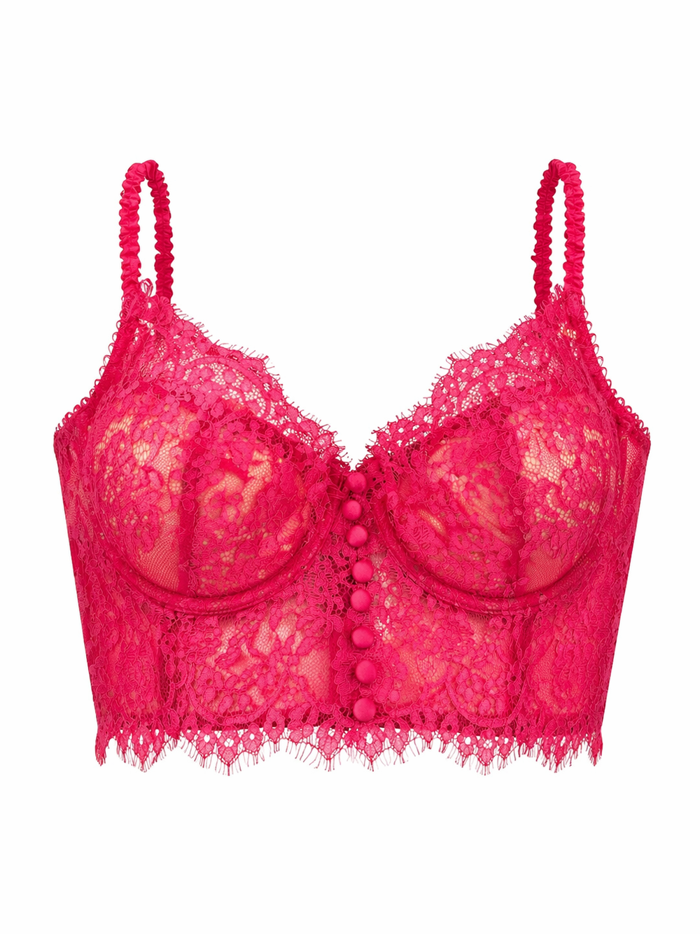 Bralette gem corallo