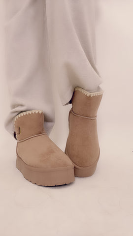Stivaletto con lana interna xd9278