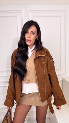 Giubbotto in renna piumino