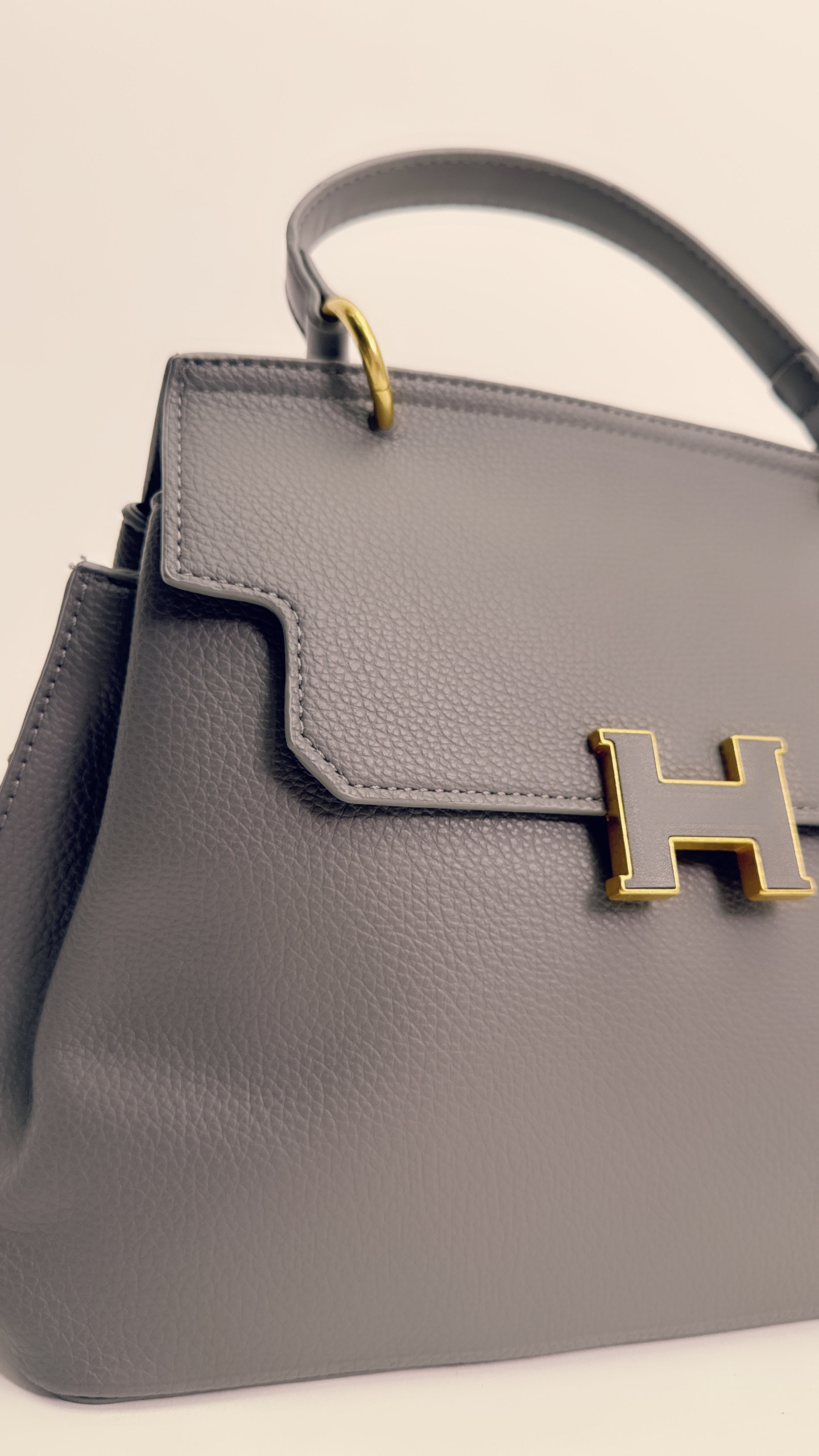 Borsa grigio fumo H