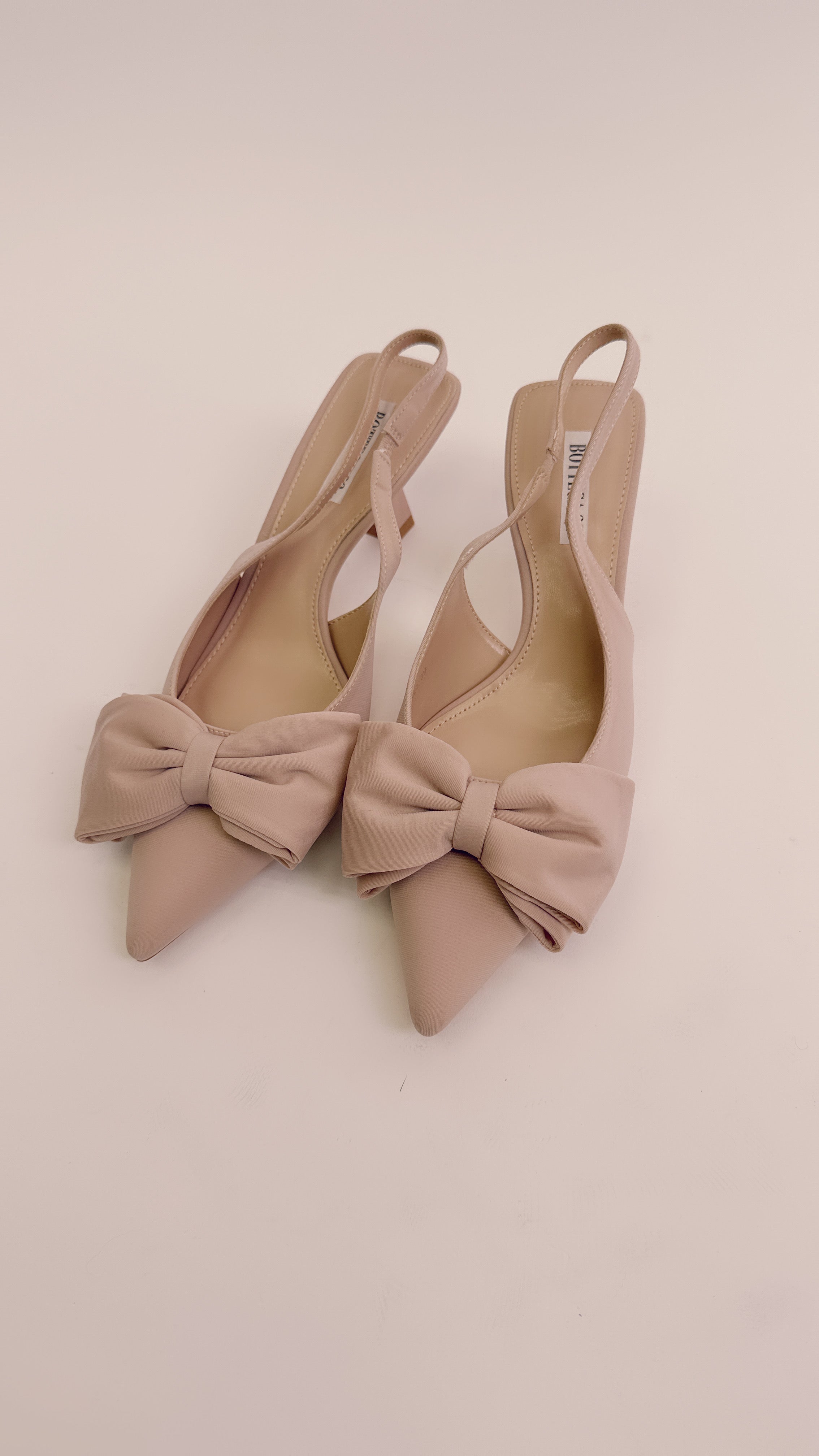 Slingback fiocchetto beige MBA20