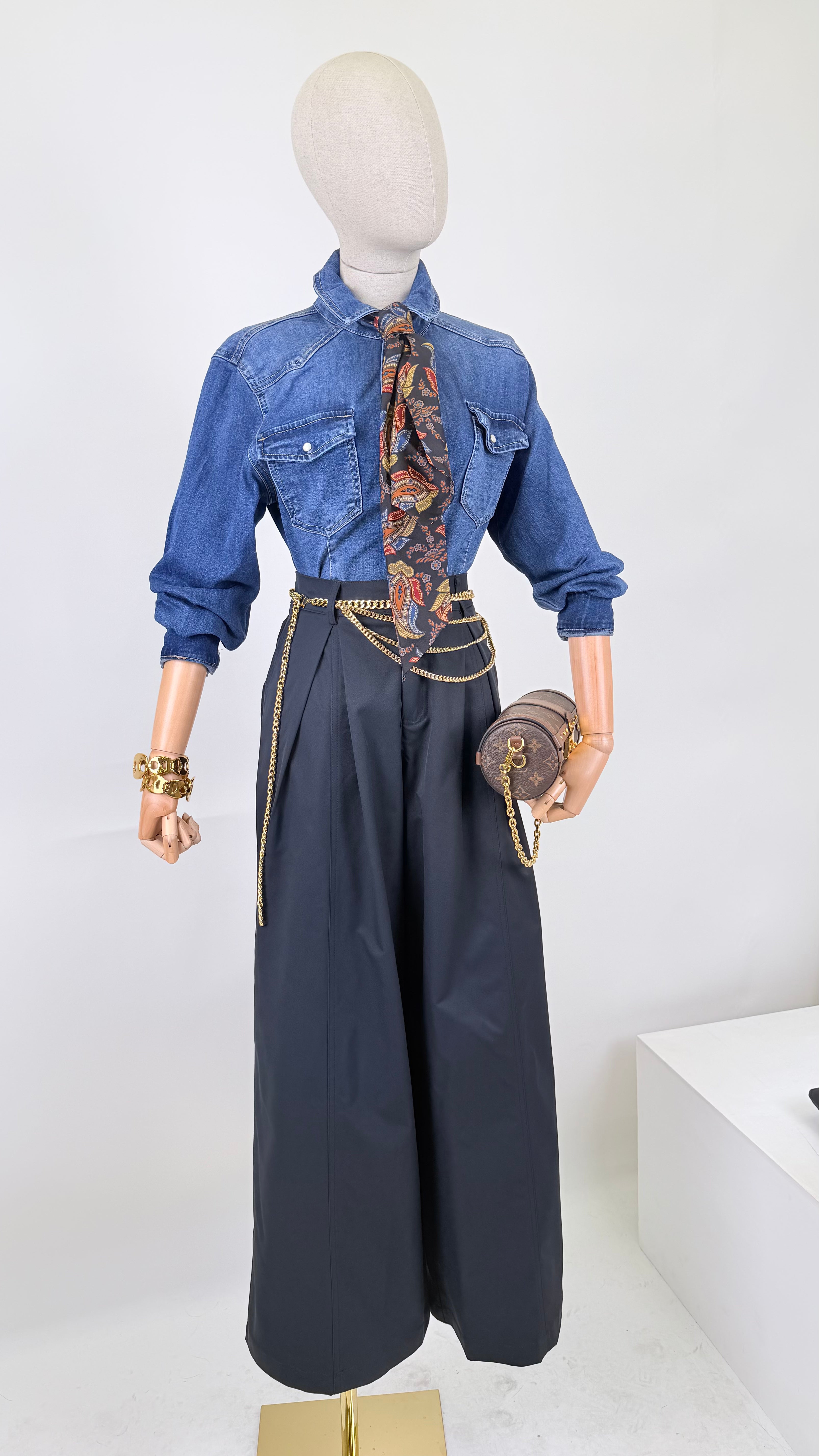 Pantaloni blue ballon