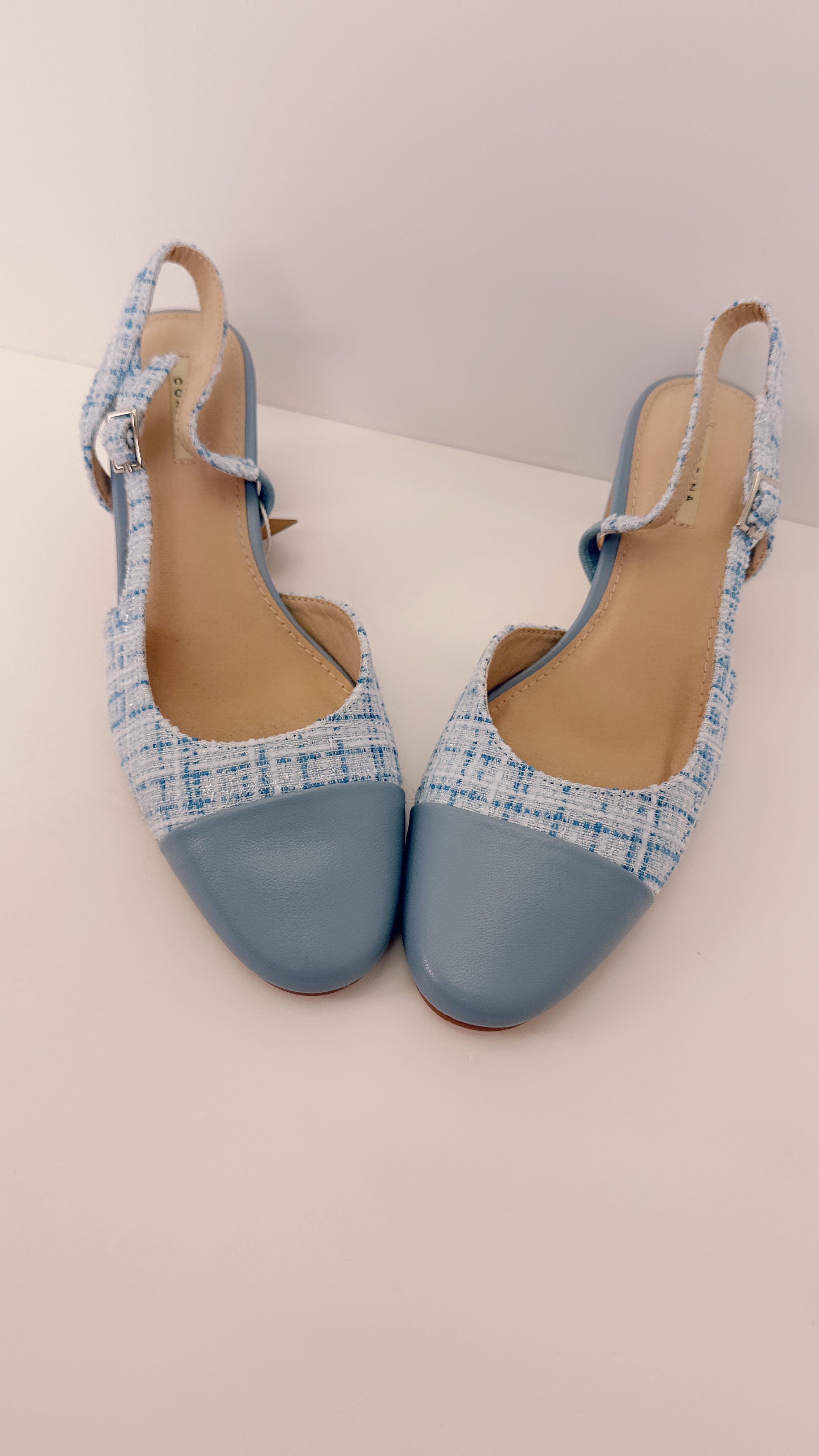 Slingback corina carta da zucchero