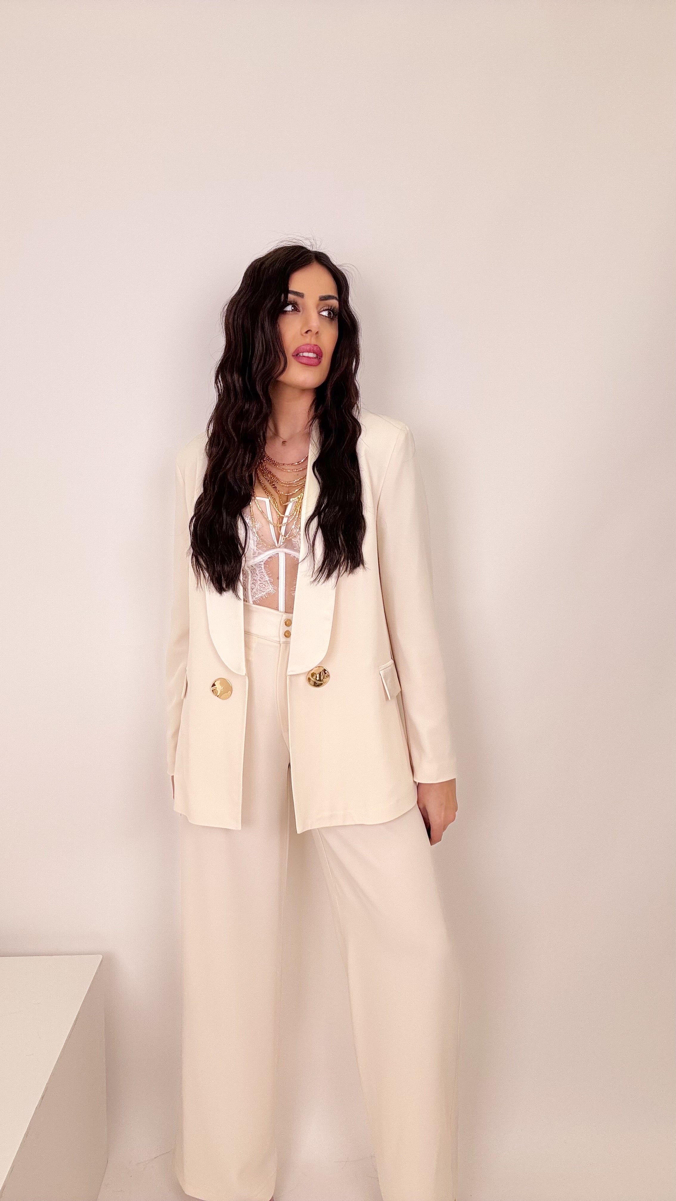 Tailleur Lucrezia  panna