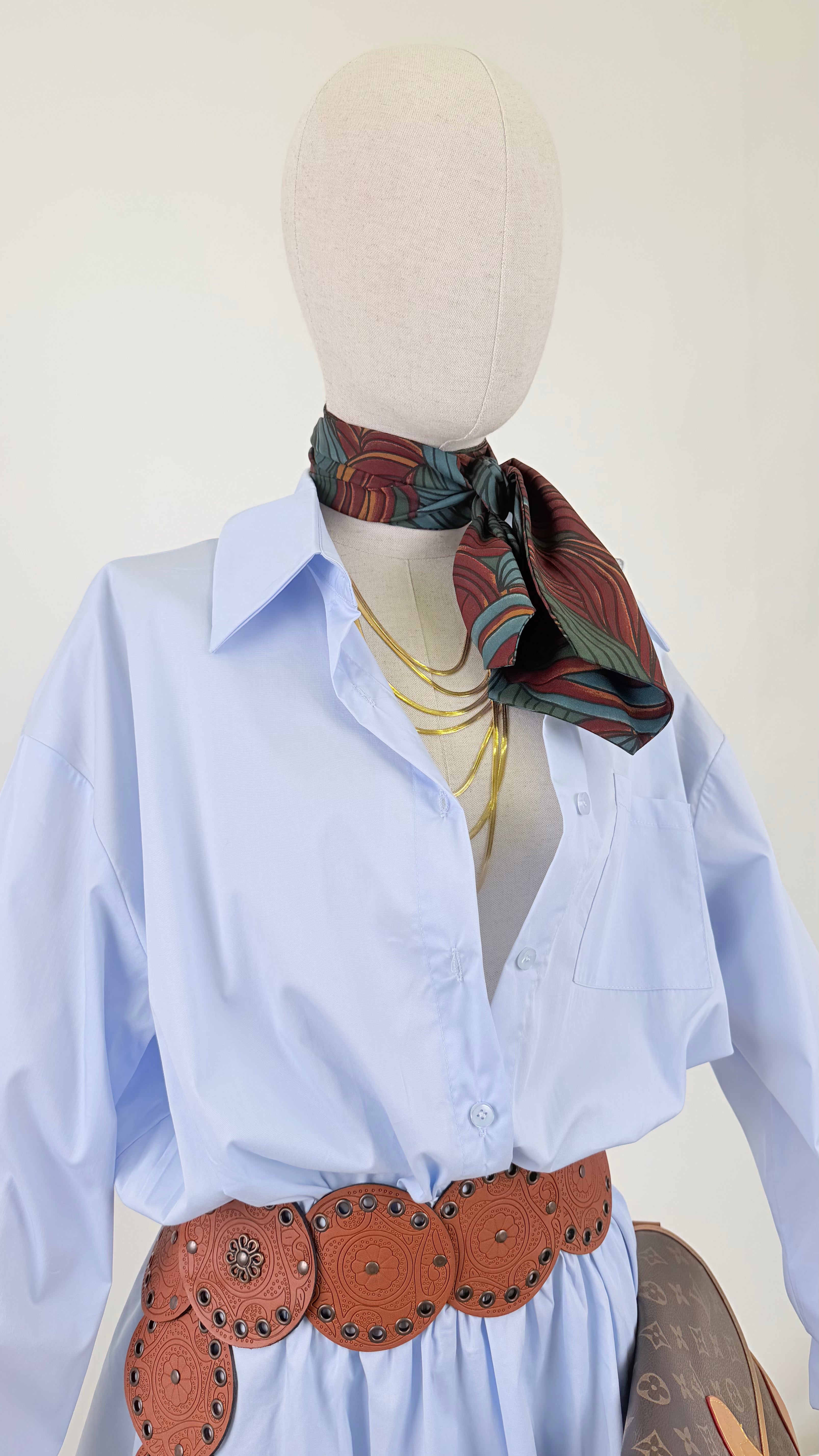 Abitino camicia cielo