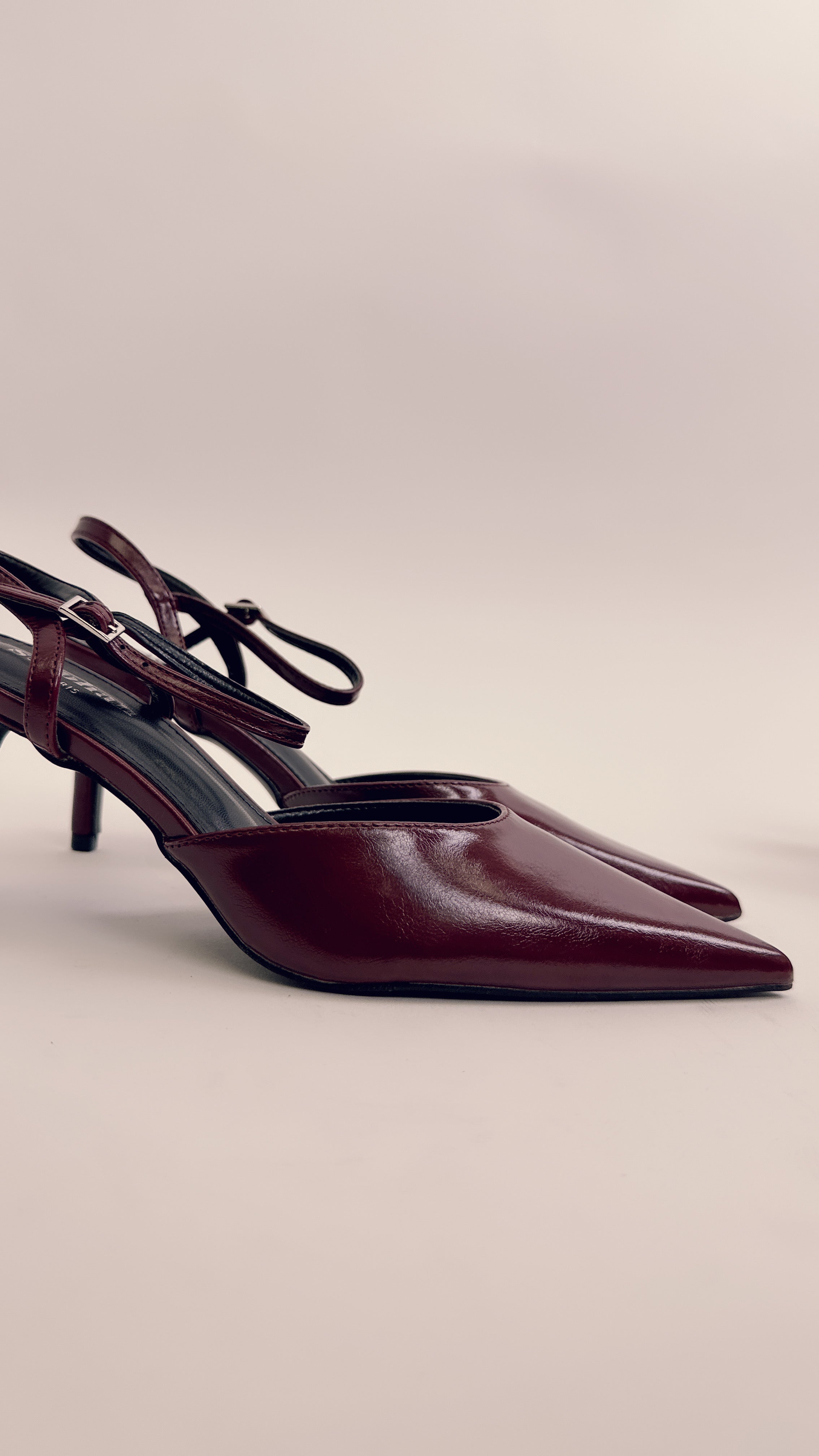 Slingback bordoux P1433