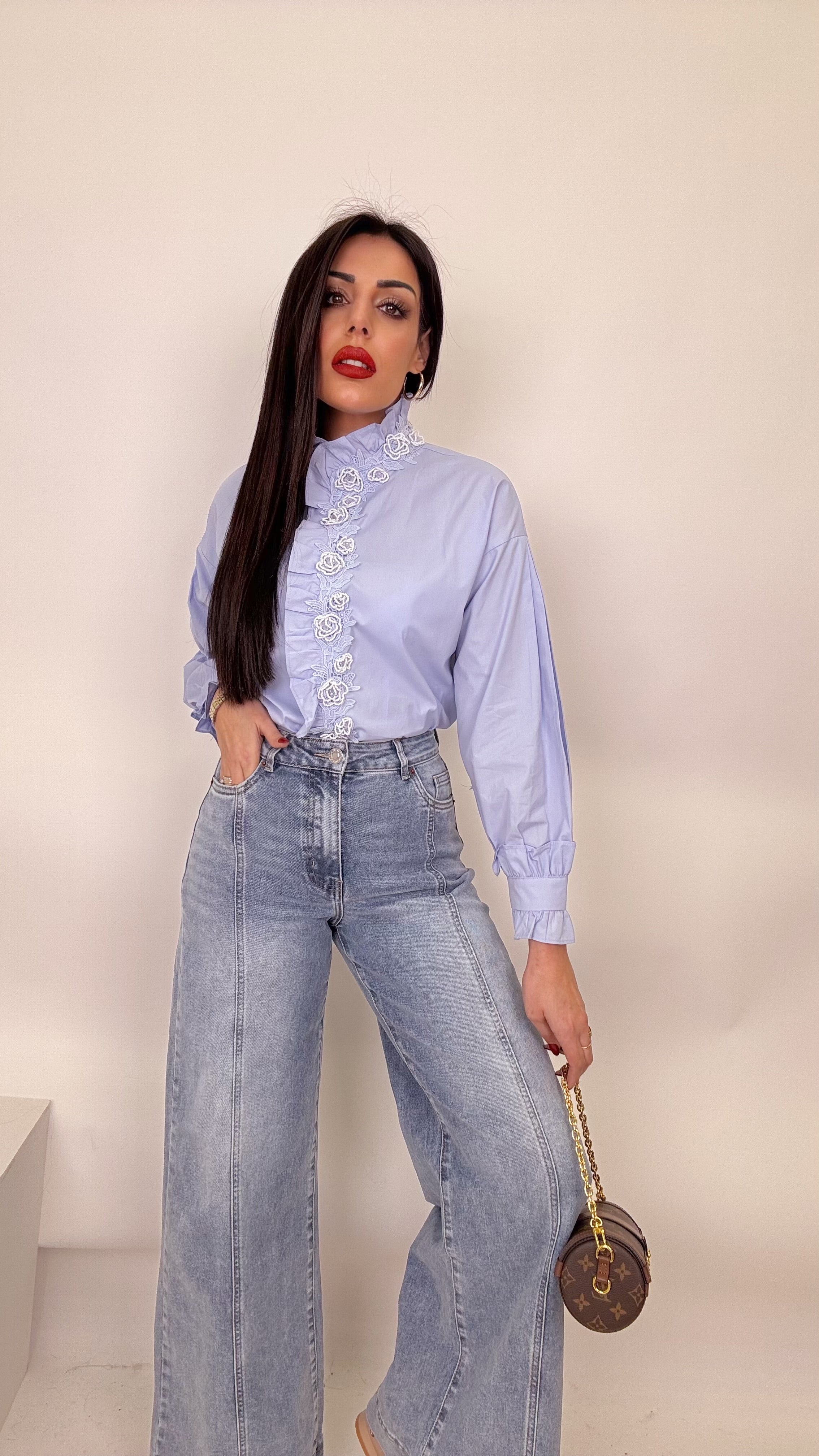 Denim palazzo 8700