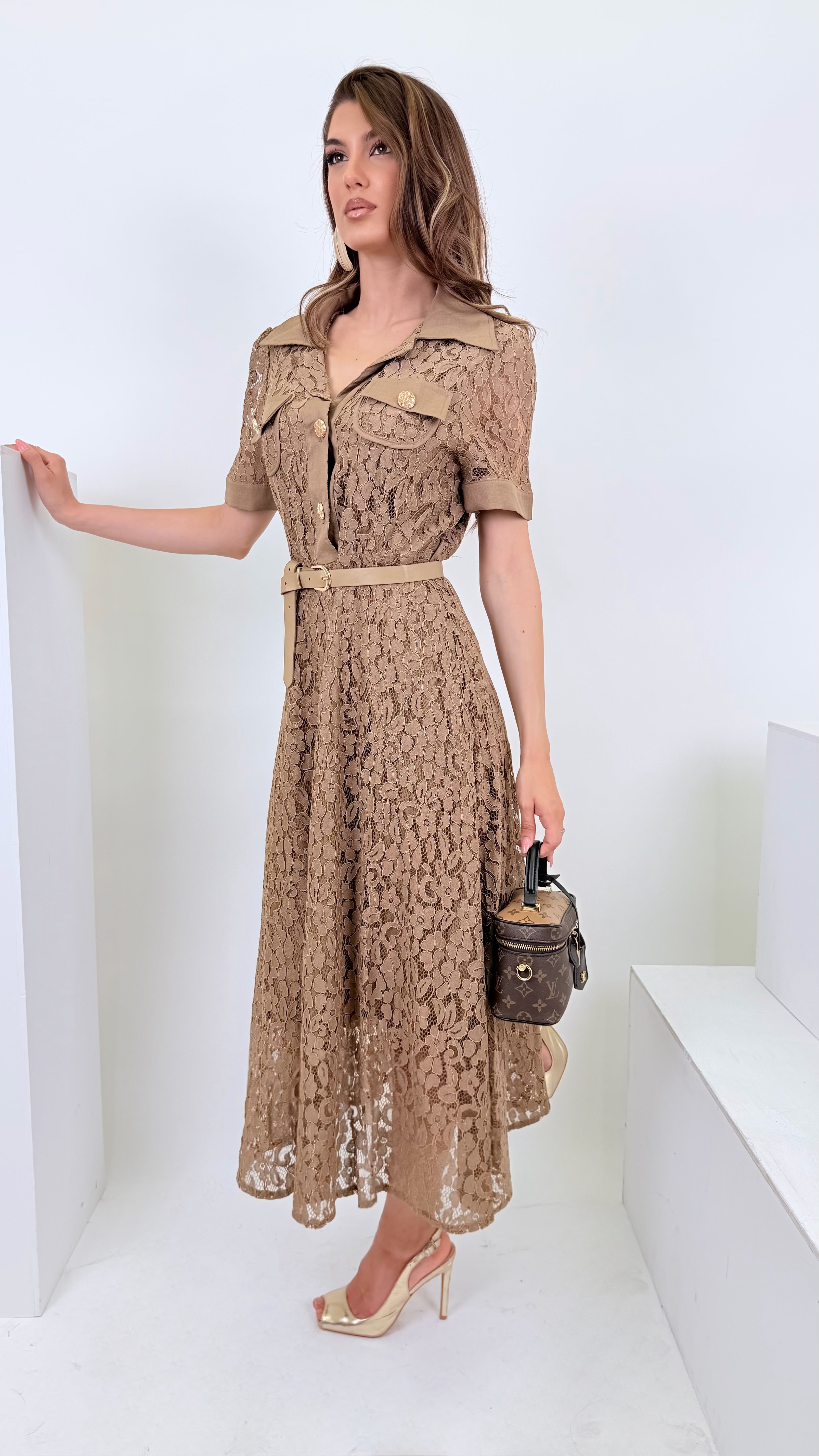 Dress Soleil brown