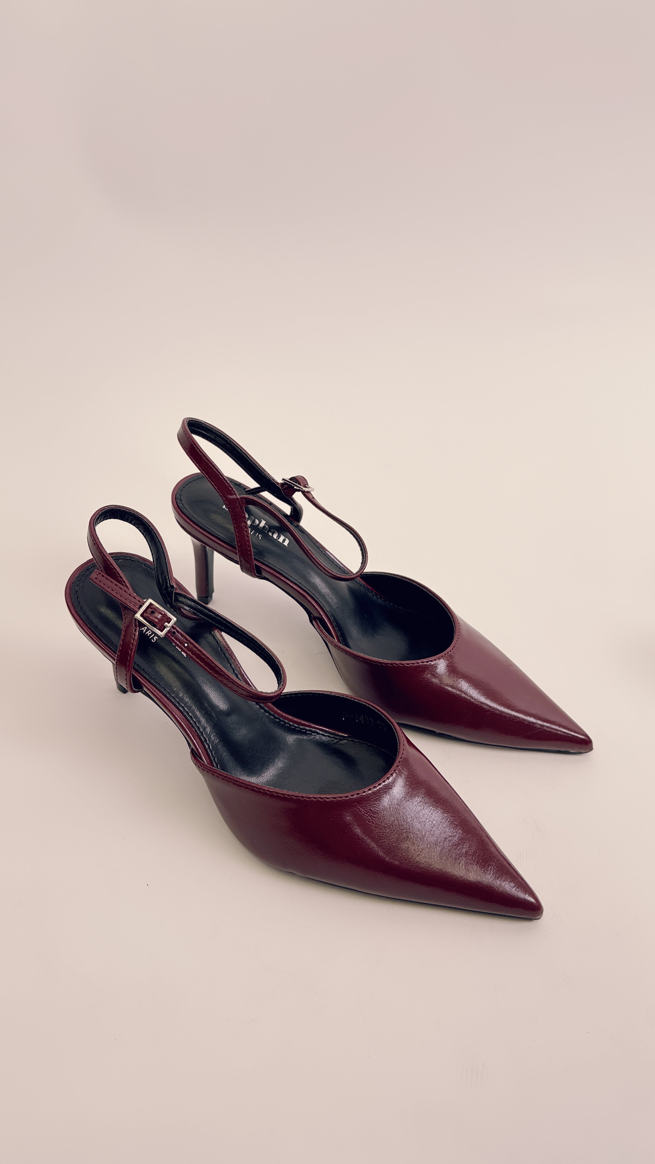 Slingback bordoux P1433