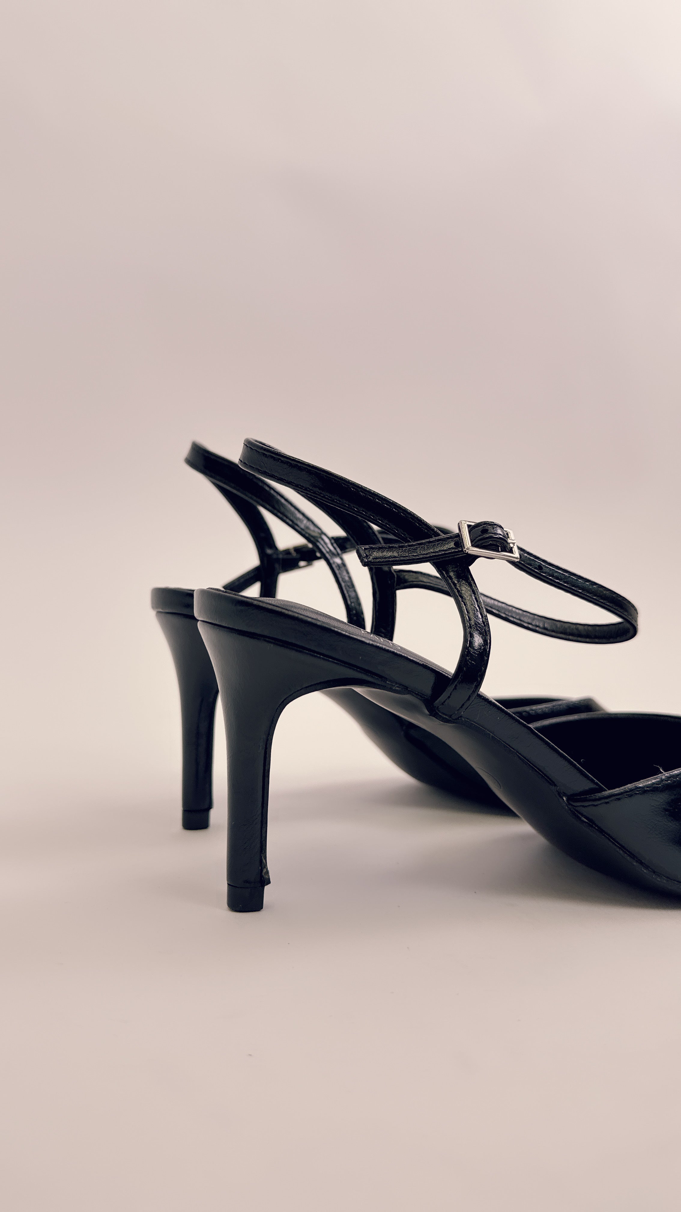 Slingback black P1433