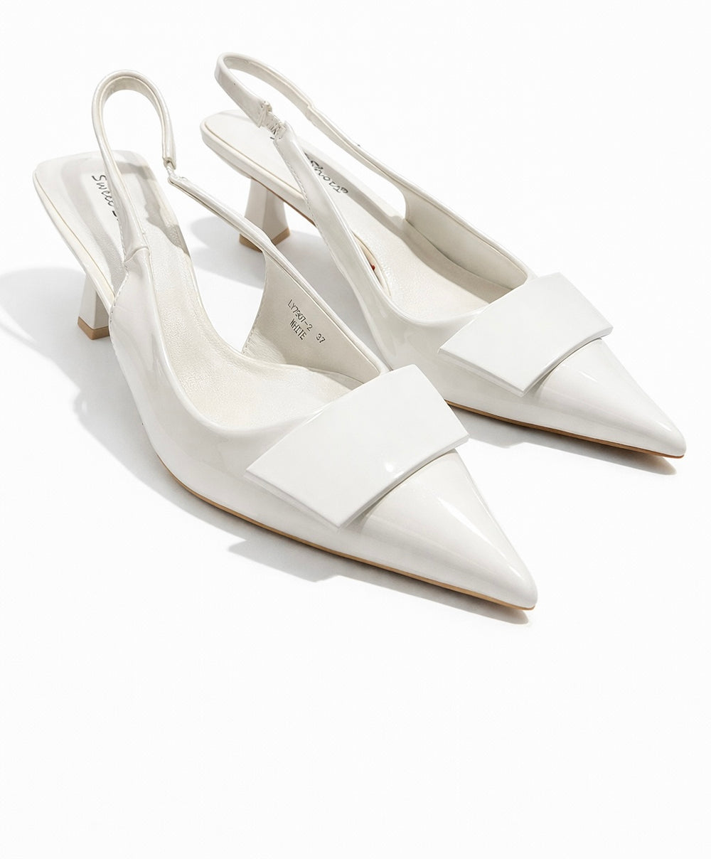 Slingback white