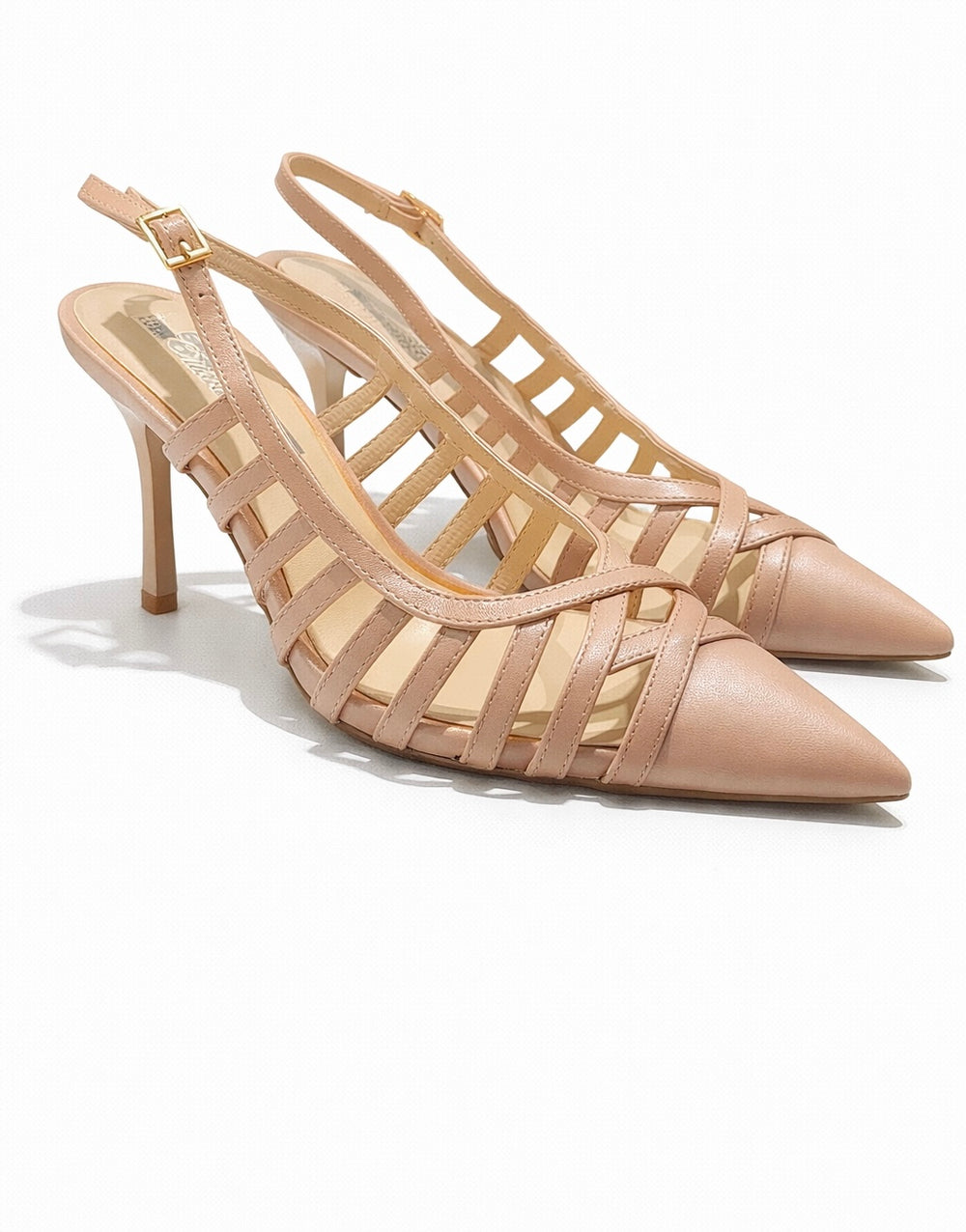 Slingback nudo con aperture