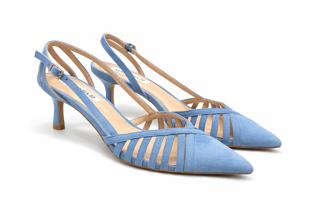 Slingback azzurre