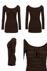 Abito corto in maglia
