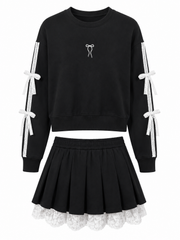 Coordinato felpa & gonna