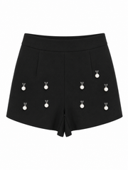 Shorts con perle