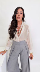 Camicia extra light panna