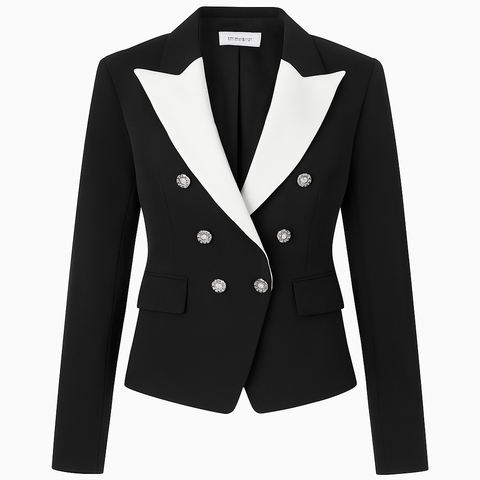Blazer bottone gioiello