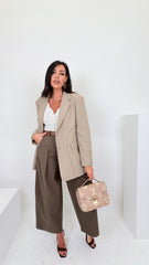 Pantaloni verde militare + cintura