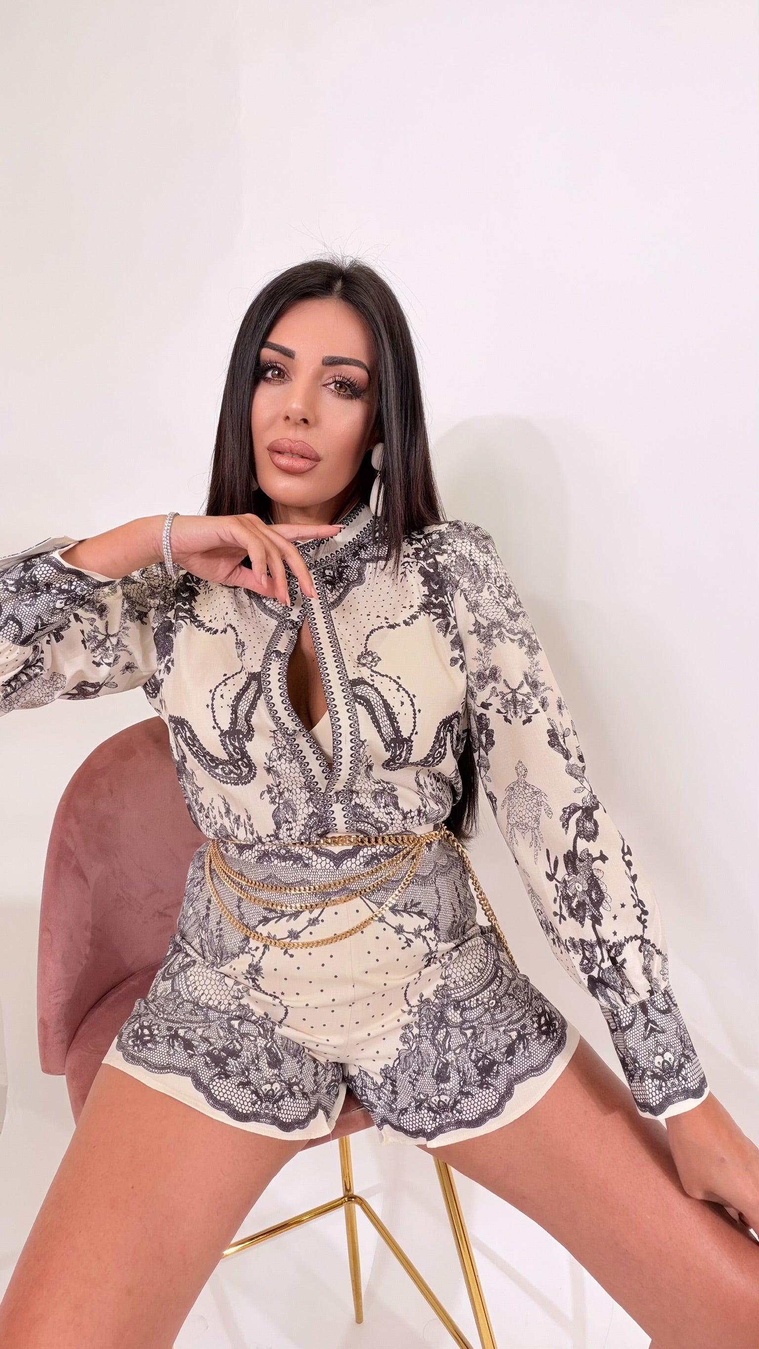 Coordinato Capri blu