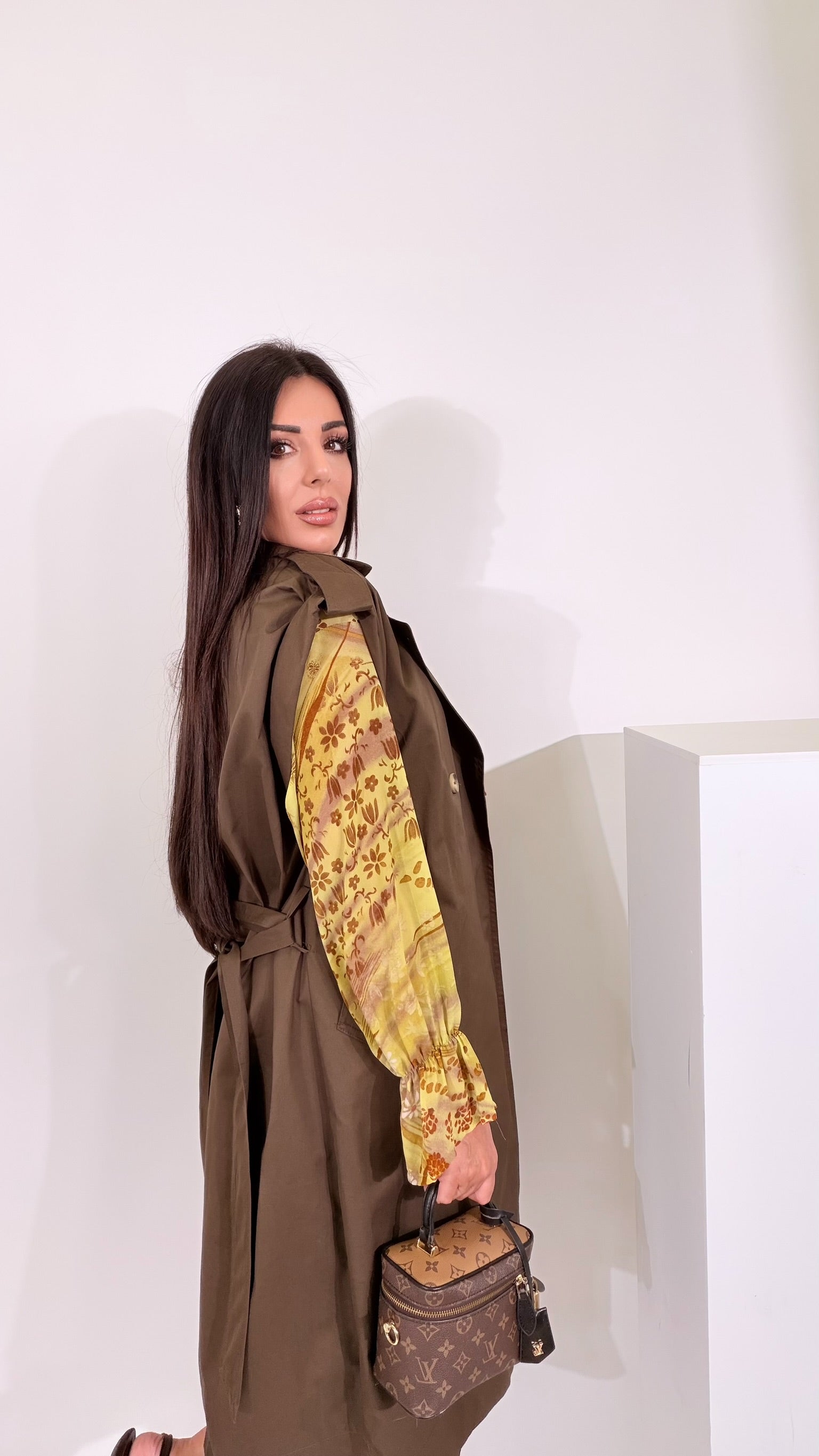 Trench lungo verde