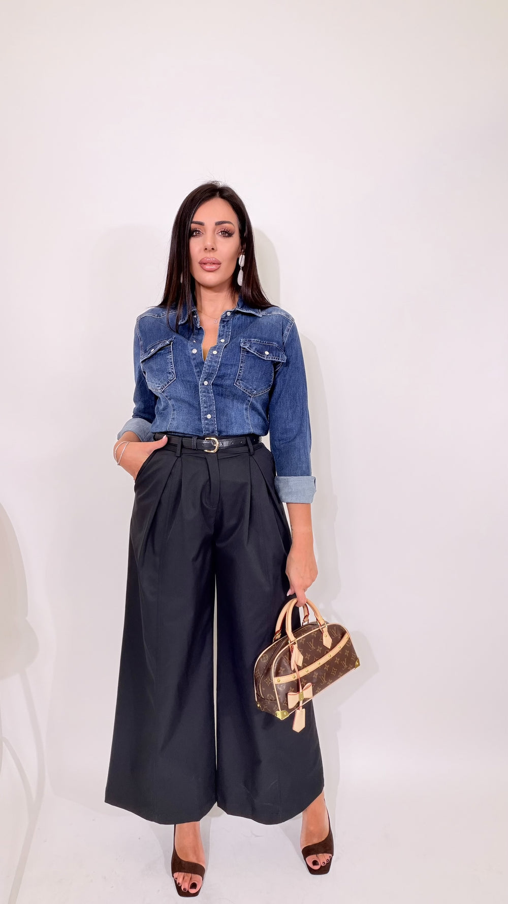 Camicia denim classica