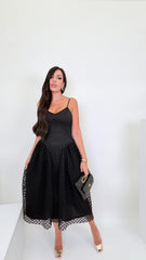 Abito in pizzo nero