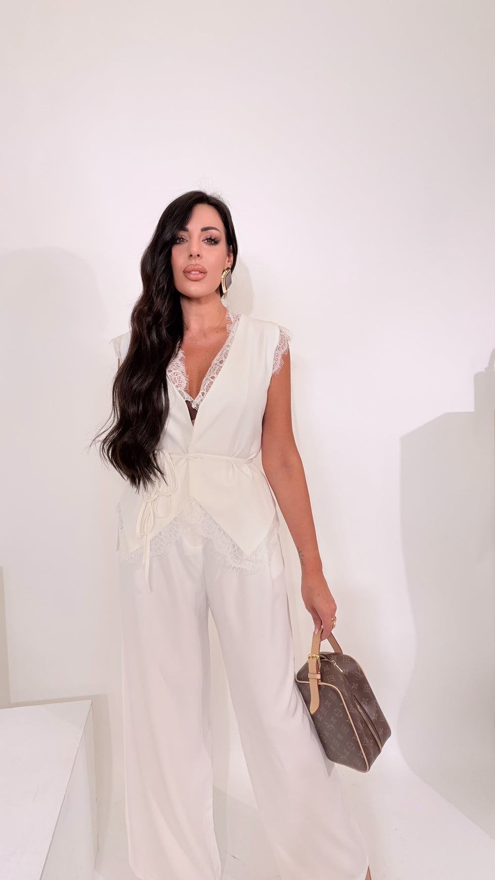 Coordinato gemma bianco