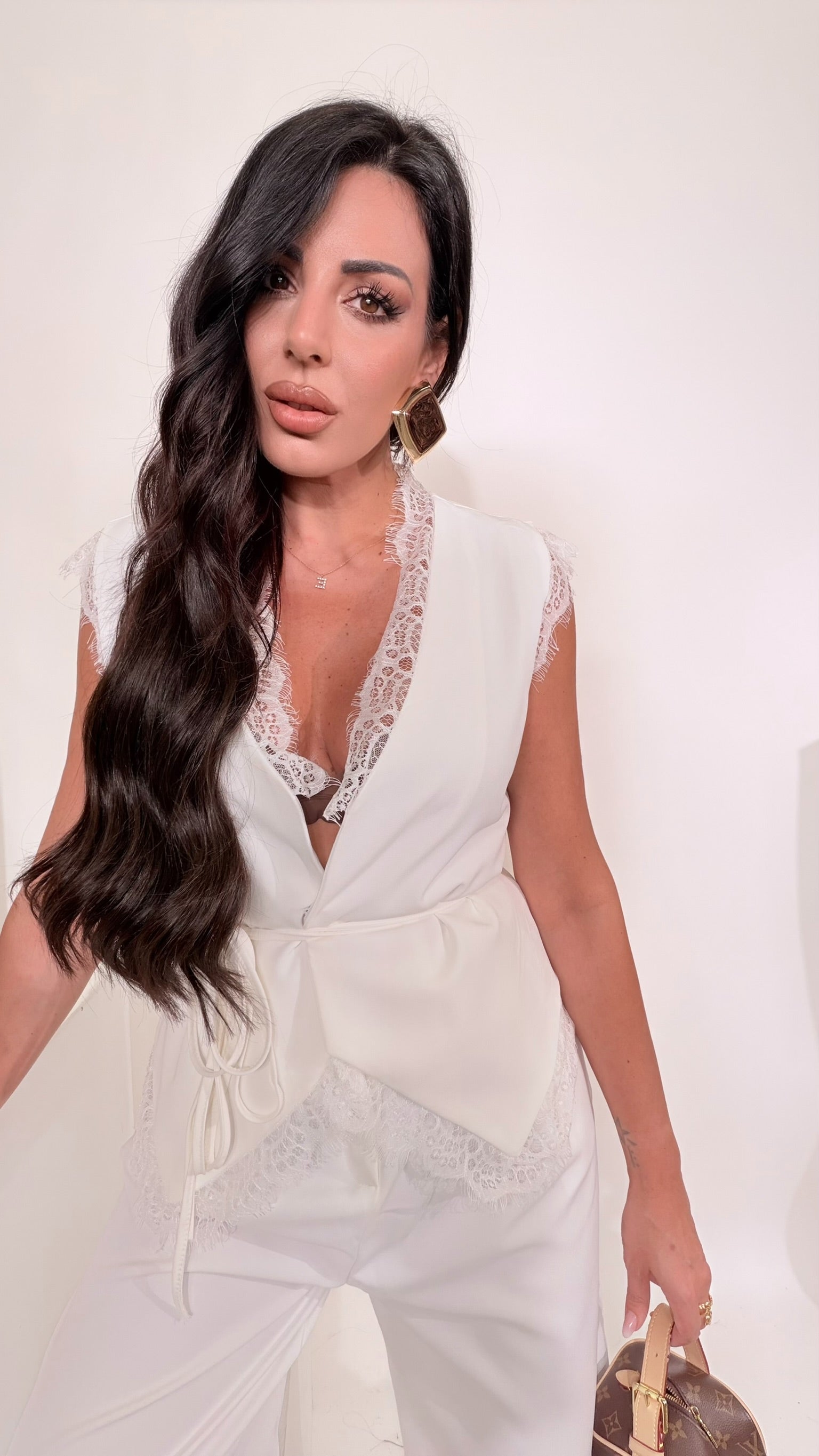 Coordinato gemma bianco