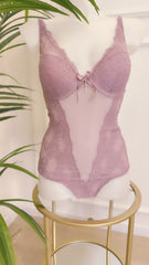 Body in pizzo Pink