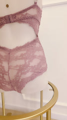 Body in pizzo Pink